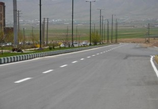 کمربندی 15 خرداد شهرکرد خط کشی شد