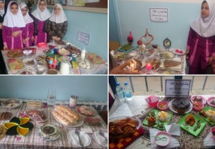 جشنواره غذاي سنتي و ايراني در مدرسه شاهد لردگان برگزار شد+ تصاوير