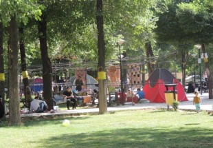 پارک‌های شهرکرد میزبان مسافران تابستانی+تصویر