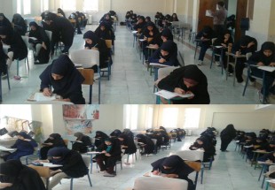 برگزاري آزمون علمي بسيج دانش آموزي در شهرستان بن