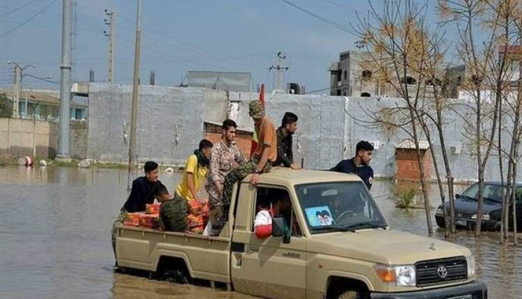 کمک های بسیج و سپاههای استانی به مناطق سیل زده؛ مثل سیل، مثل سیلاب/آغاز مرحله دوم کمک رسانی بعد از امدادرسانی اولیه