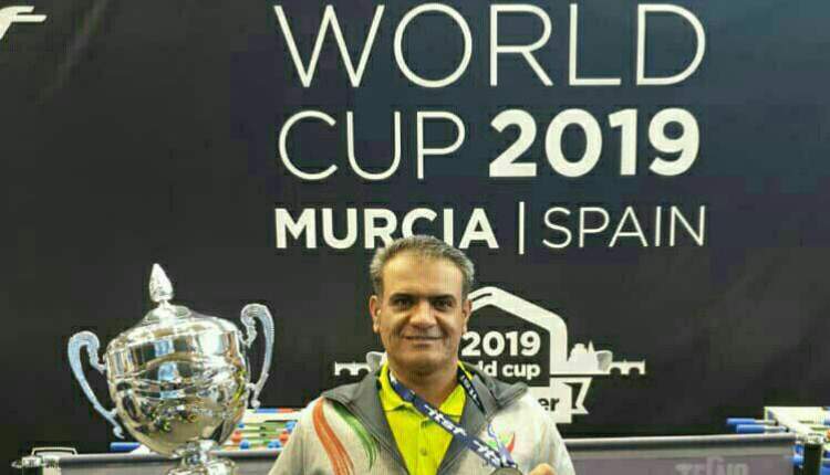 مدال نقره فوتبال‌ روی‌ میز معلولین جهان بر گردن ورزشکار چهارمحال و بختیاری