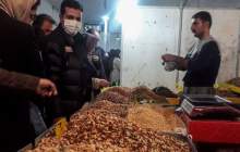 شور و حال مردم و آشفته بازار شب عید/نظارت تعزیرات حکومتی بر کالاهای اساسی رونق دارد