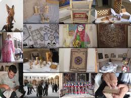حضورهنرمندان استان در  نمایشگاه صنایع دستی خوزستان