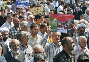 صهیونیست غاصب بداند مسلمانان جهان همواره از حقوق ملت فلسطین دفاع می‎کنند