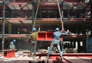 پیشرفت 23 درصدی عملیات نصب سازه فلزی برج دوقلوی شهرکرد