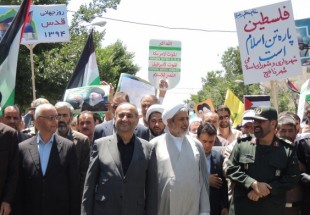 تعظیم و نکوداشت روز جهانی قدس حماسه فدائیان ولایت را به نمایش گذاشت