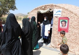 بيمارستان صحرايي با کادر پزشکي مجرب در مناطق محروم لردگان برپا شد