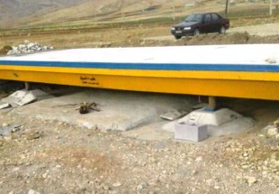 نصب يک دستگاه باسکول 50 تني در ديناران