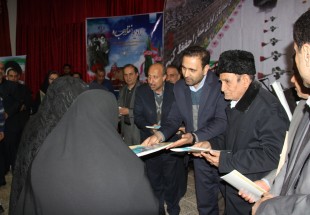 از همسران شهداي شهر بن تجليل و قدرداني شد