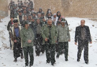 گزارش تصويري از سفر سردار اکبري فرمانده سپاه حضرت قمر بني هاشم استان به کوهرنگ