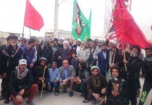 استقبال باشکوه مردم لردگان از کاروان زيارتي ام الحسن (ع) کشور عراق+ تصاوير