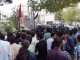 تجمع اعتراضی دانشجویان دانشگاه علوم پزشکي در واکنش به مرگ یکی از دانشجویان