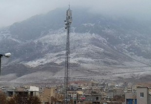 آغاز بارش برف و باران در اردل