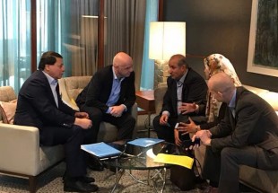 دیدار مسئولان فدراسیون فوتبال با سران ایتالیا  و هلند