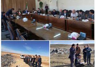 عزم مشترک کارگروه‌های پدآفند غیرعامل و پسماند برای ساماندهی مکانهای دفن زباله در چهارمحال و بختیاری