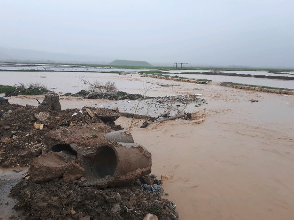 سيل در شهرستان لردگان به روايت تصوير