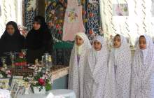 850 دانش آموز دختر بروجنی آغاز عبادت و بندگی خود را جشن گرفتند
