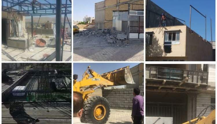 برخورد بامتخلفین ساخت و ساز غیر‌مجاز در شهرکرد تشدید می‌شود‌