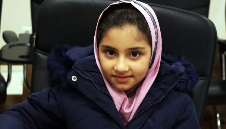دختر 8 ساله چهارمحال و بختیاری، قهرمان شطرنج کشور شد