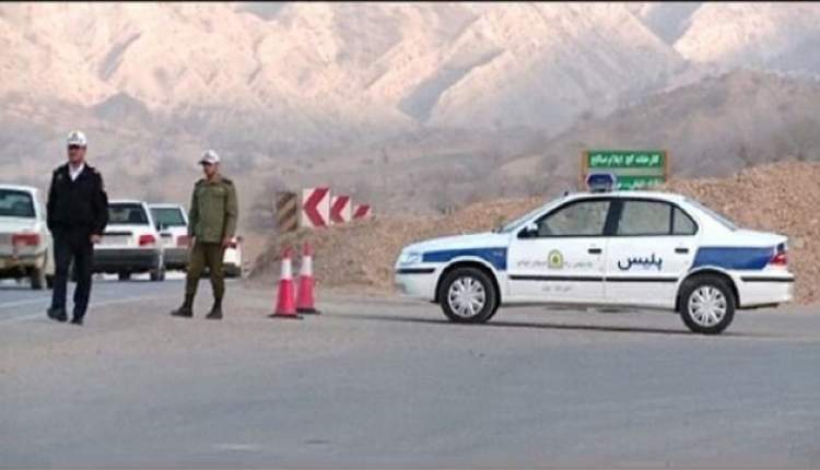استقرار پلیس در مبادی ورود و خروجی به استان خوزستان