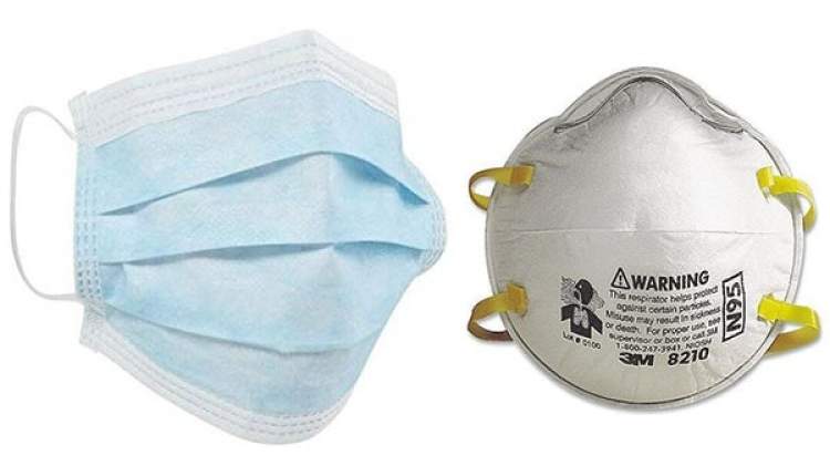 حفاظت دو ماسک جراحی، معادل یک ماسک N95