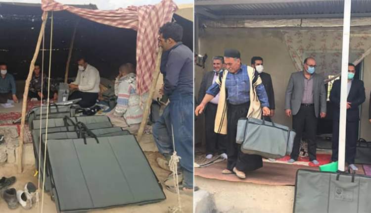 توزیع 29 پکیج برق خورشیدی 100 واتی در بین عشایر شهرستان شهرکرد