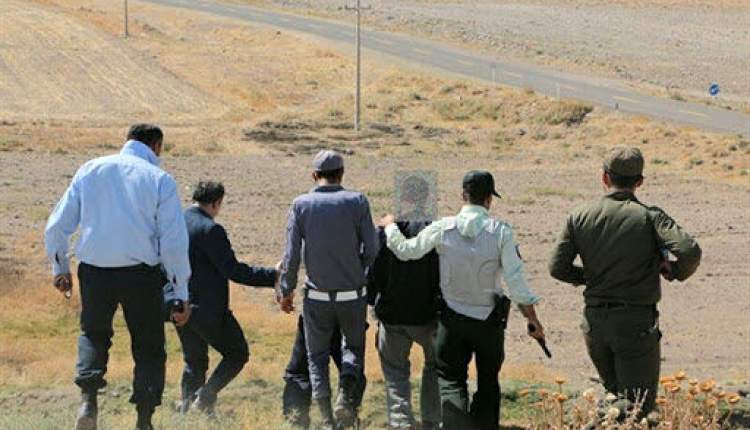 اعضای باند حفار غیرمجاز در شهرستان خانمیرزا دستگیر شدند
