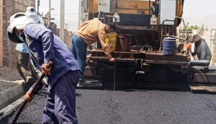 آغاز عمليات اجرايي آسفالت در معابر اردل