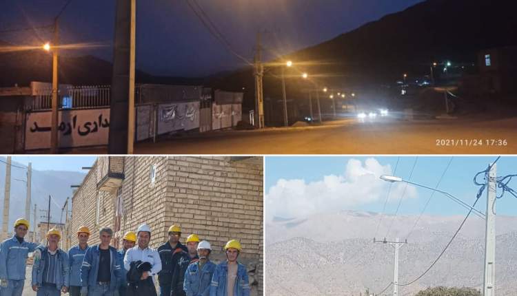اصلاح وبهینه سازی شبکه های برق رسانی در 3 روستای شهرستان خانمیرزا