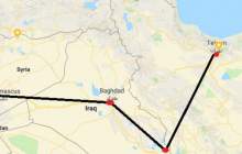 تلاش محور غربی-عربی برای قطع ترانزیت ایران-سوریه از خاک عراق/حمایت ترکیه از دور زدن کریدور ایران