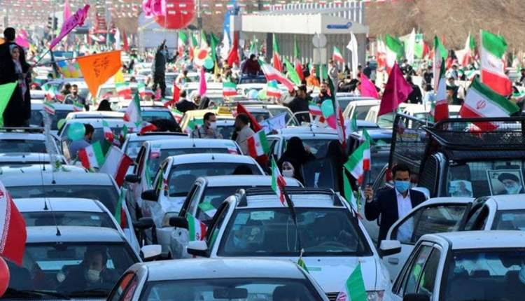 مسير‌هاي راهپيمايي به‌صورت خودرويي در ۲۲ بهمن شهرستان فارسان
