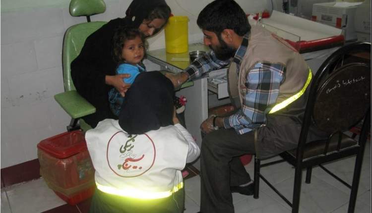 ارائه خدمات بهداشتي و درماني رايگان به مردم مناطق محروم لردگان