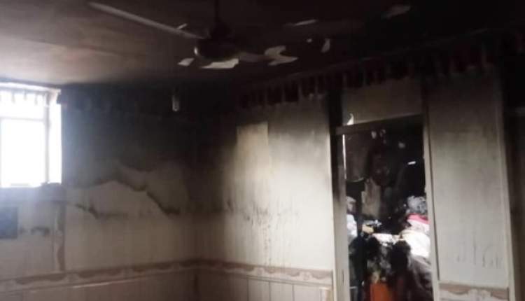 اصابت صاعقه باعث آتش‌سوزی منزل مسکونی در افسر آباد شد
