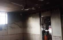اصابت صاعقه باعث آتش‌سوزی منزل مسکونی در افسر آباد شد