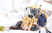 کمک‌رسانی سپاه و بسیج به مدیریت بحران برف در شهرستان کوهرنگ  