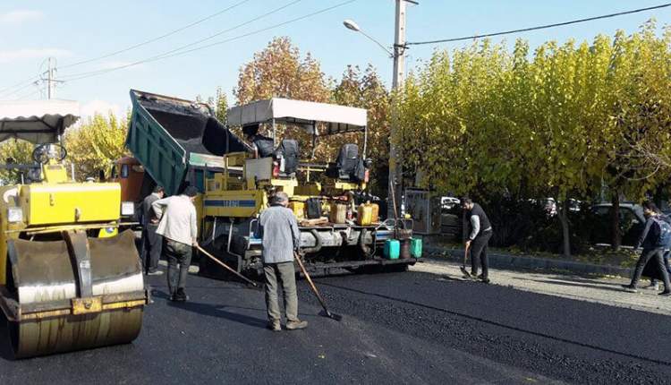 آسفالت ۴۱ هزار مترمربع از معابر شهرکرد