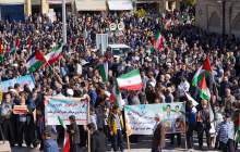 راهپیمایی حمایت از کودکان غزه در شهرکرد برگزار شد