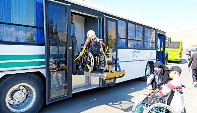 مناسب‌سازی 17 دستگاه اتوبوس ویژه معلولان در شهرکرد