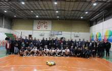 تیم فرخ‌شهر قهرمان مسابقات والیبال چهار نفره چهارمحال و بختیاری شد