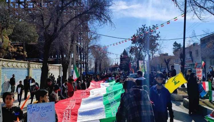 آغاز راهپیمایی 22 بهمن در شهرکرد