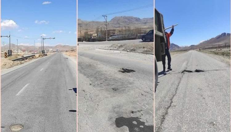 لکه‌گیری محور‌های مواصلاتی شهرستان بروجن