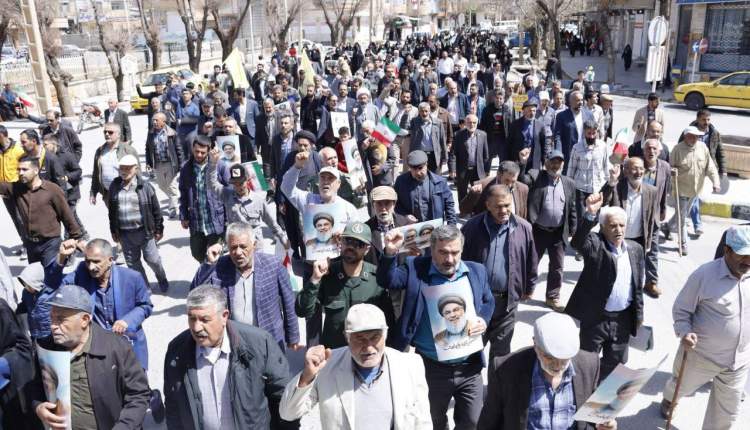 حضور روستاهای چهارمحال‌و‌بختیاری در روز قدس  