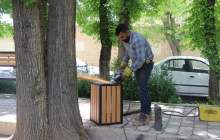 اجرای طرح نوسازی مبلمان شهری در شهرکرد