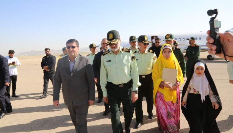ورود سردار رادان به چهارمحال و بختیاری