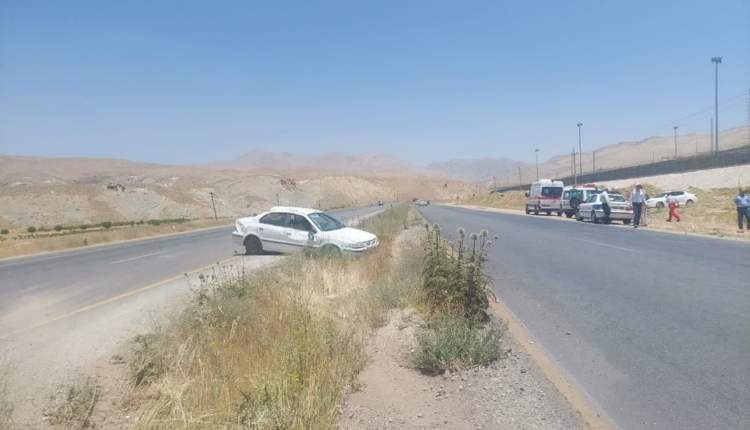 فوت یک نفر در واژگونی سمند در بروجن