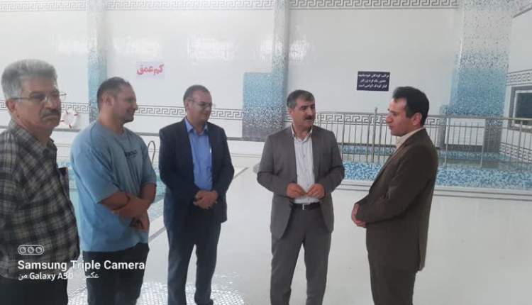 افتتاح استخر کارگران فارسان با امکانات مدرن