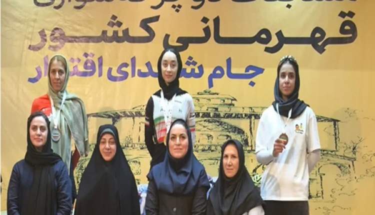 2 نشان نقره سهم دختر رکاب‌زن شهرکردی